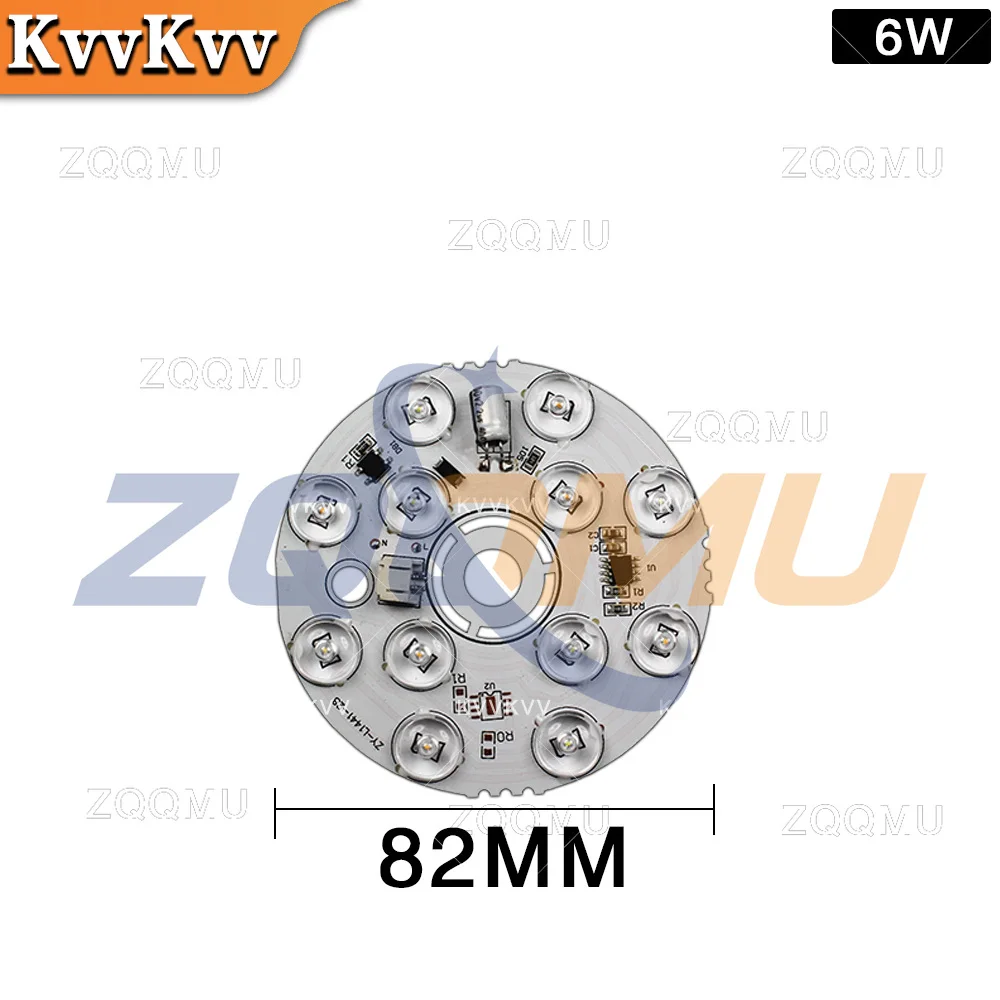 14W Dimmable LED Module 220V 3 Colors Round Ceiling Fan Light Kit 6W 12W Replacement For Home DIY Lamp Panel