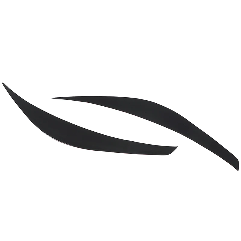 For Hyundai Veloster 2011-2017 PVC Black Epoxy Resin Car Headlight Eyebrow Trim Sticker Car Accessories 6