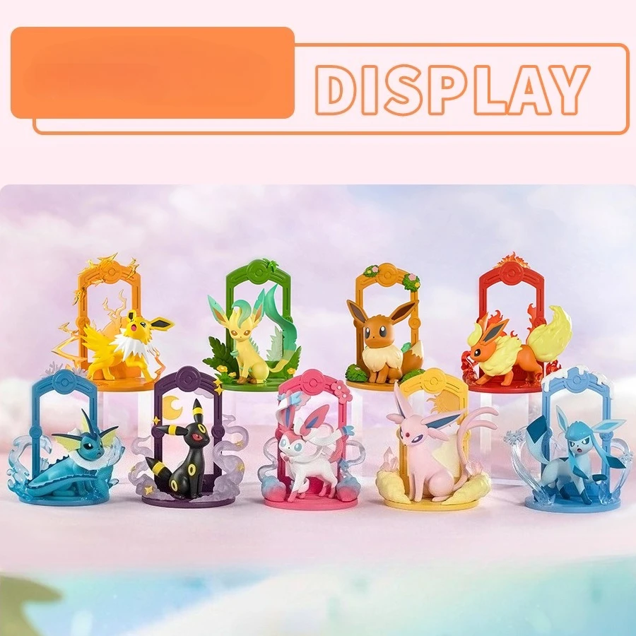 

Anime Pokemon Figure Toys Sylveon Espeon Glaceon Leafeon Flareon Jolteon Eevee Series Toy Figurines and Ornaments Kids Gift