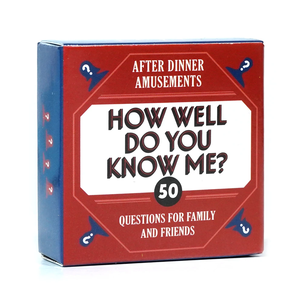 How Well Do You Know Me? Board game