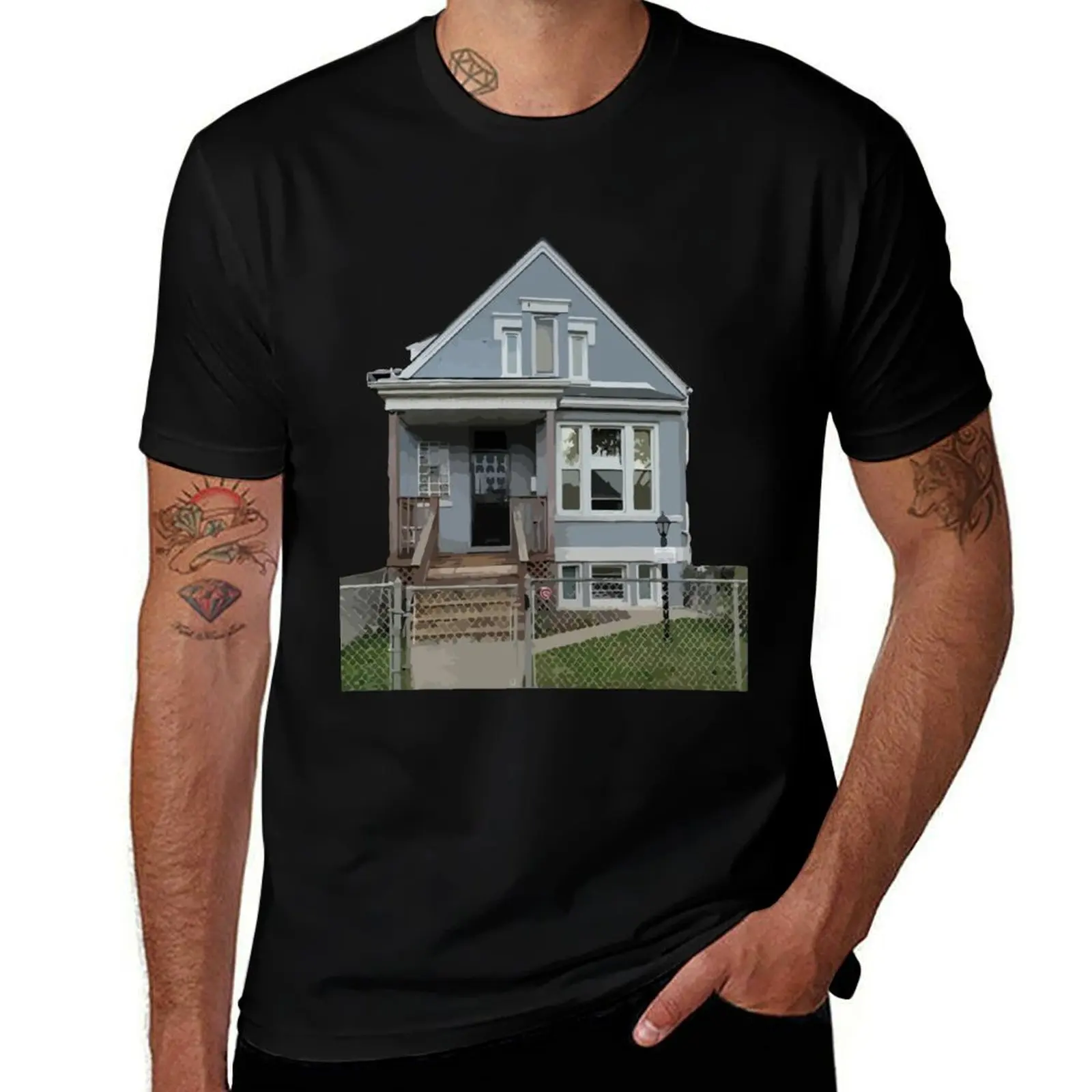 Gallagher House T-Shirt Simple Print Design T-Shirt