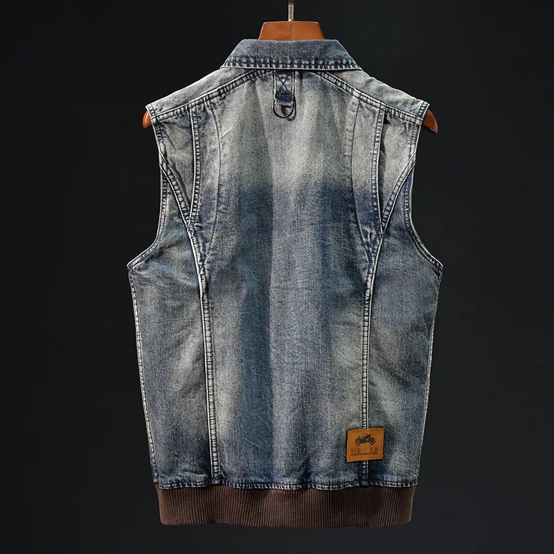 Herbst trendige Jugend Retro nostalgische Weste Herren ärmellose Weste