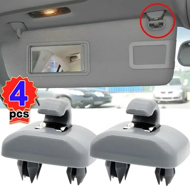 자동차 선 바이저 리테이너 후크 패스너 클립 거치대 브래킷, 아우디 A1 A3 A4 A5 Q3 Q5(8E0 857 562)A7 B6 B7 B8 S4 S5 홀더 