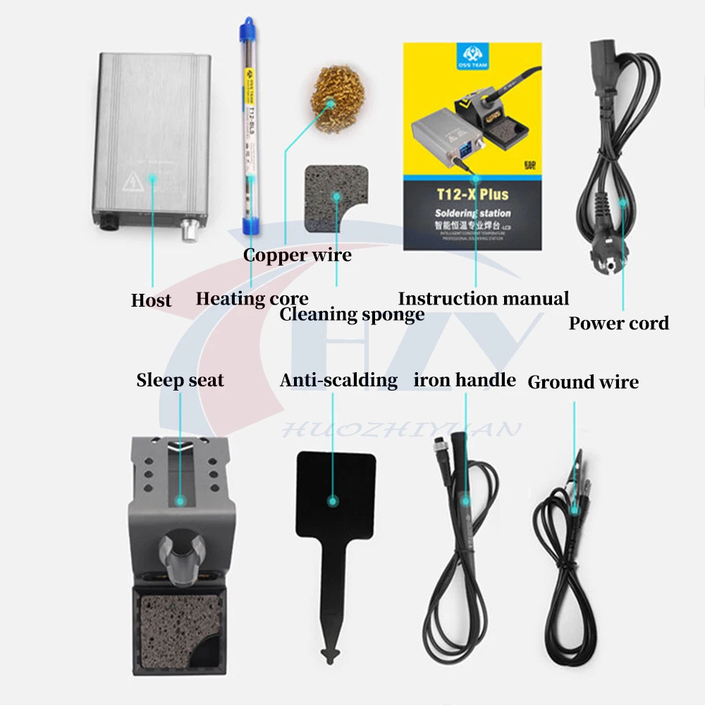 72W Digital Soldering Station For Smartphone PCB Motherboard Repair