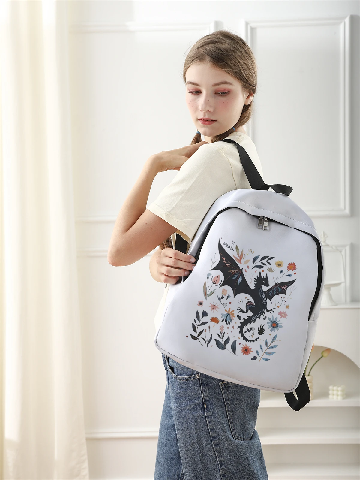 حقائب ظهر جامعية جديدة ذات سعة كبيرة للرجال والنساء، وأجهزة كمبيوتر محمولة عصرية للنساء، وحقائب ظهر، وحقائب سفر لطيفة للفتيات