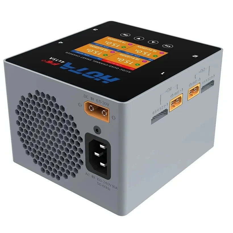 HOTA F6+AC 500W DC 1000W 15A Balanced Charger Multifunctional Intelligent Lithium Battery Charger