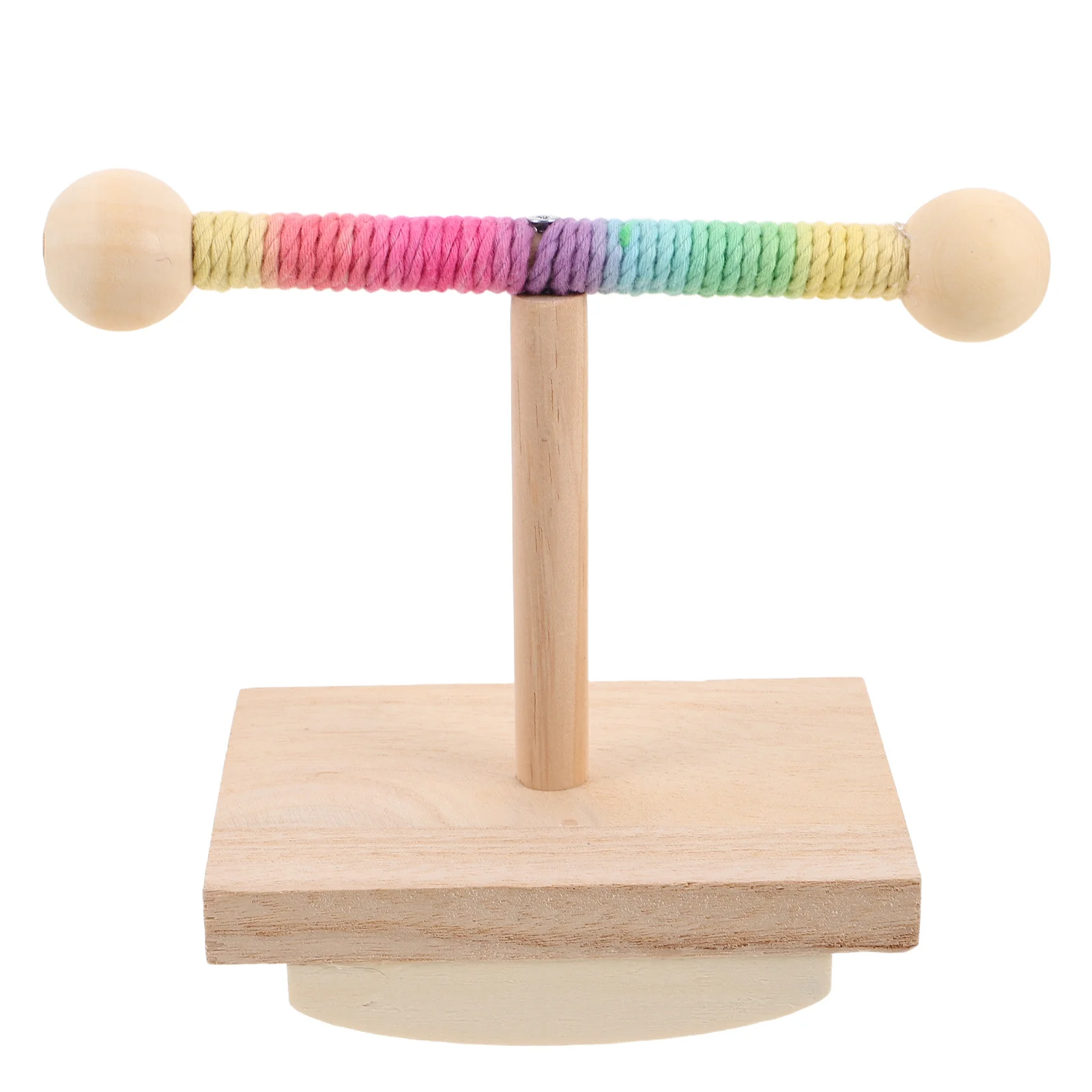 

1pcs Parrot Training Natural Wood Rocking Perch For Small Medium Birds Playground Bird Cage Bird Swings Accessories