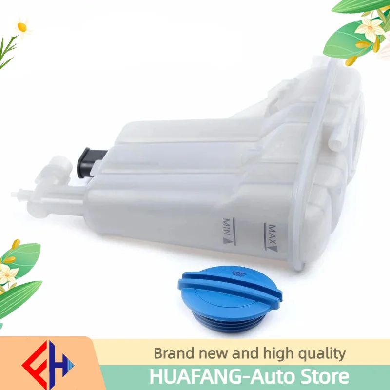 Original Engine Coolant Overflow Bottle Expansion Tank Reservoir & Cap Kit For Allroad Quattro Q5 3b0121321 8k0121403t