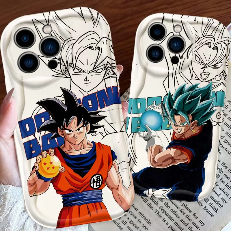 

Goku Vegeta Dragon Ball For Apple iPhone 17 16 16E 15 14 13 12 11 XR Air Pro Max Plus Wave Oil Soft Cover Phone Case