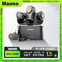 Maono Wave T5 Ai Live Microphone Wireless Collar Style Live Noise Cancelling Microphone Custom Recording Live Streaming Device