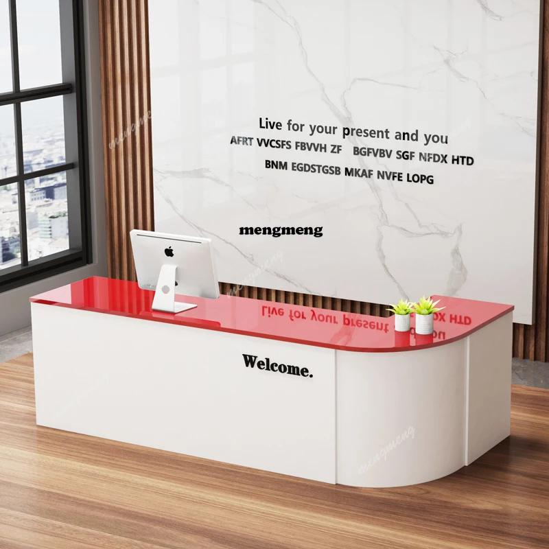 

Дизайнерские стойки регистрации компании Современный магазин Красота-бар Роскошные промышленные стойки регистрации отелей Керцевое бюро Модная мебель