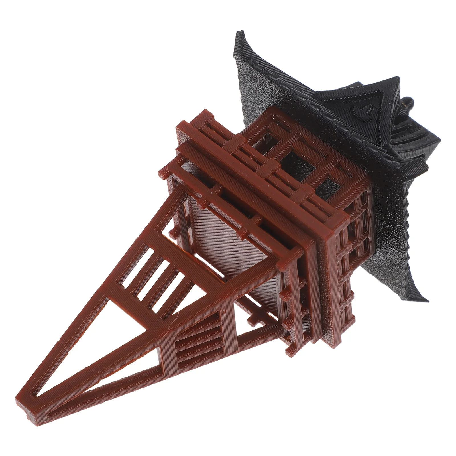 

Bonsai Pavilion Ornament: Traditional Chinese Style Mini Garden Decor with 3D Floating Effect for Yard Study Room Office Zen