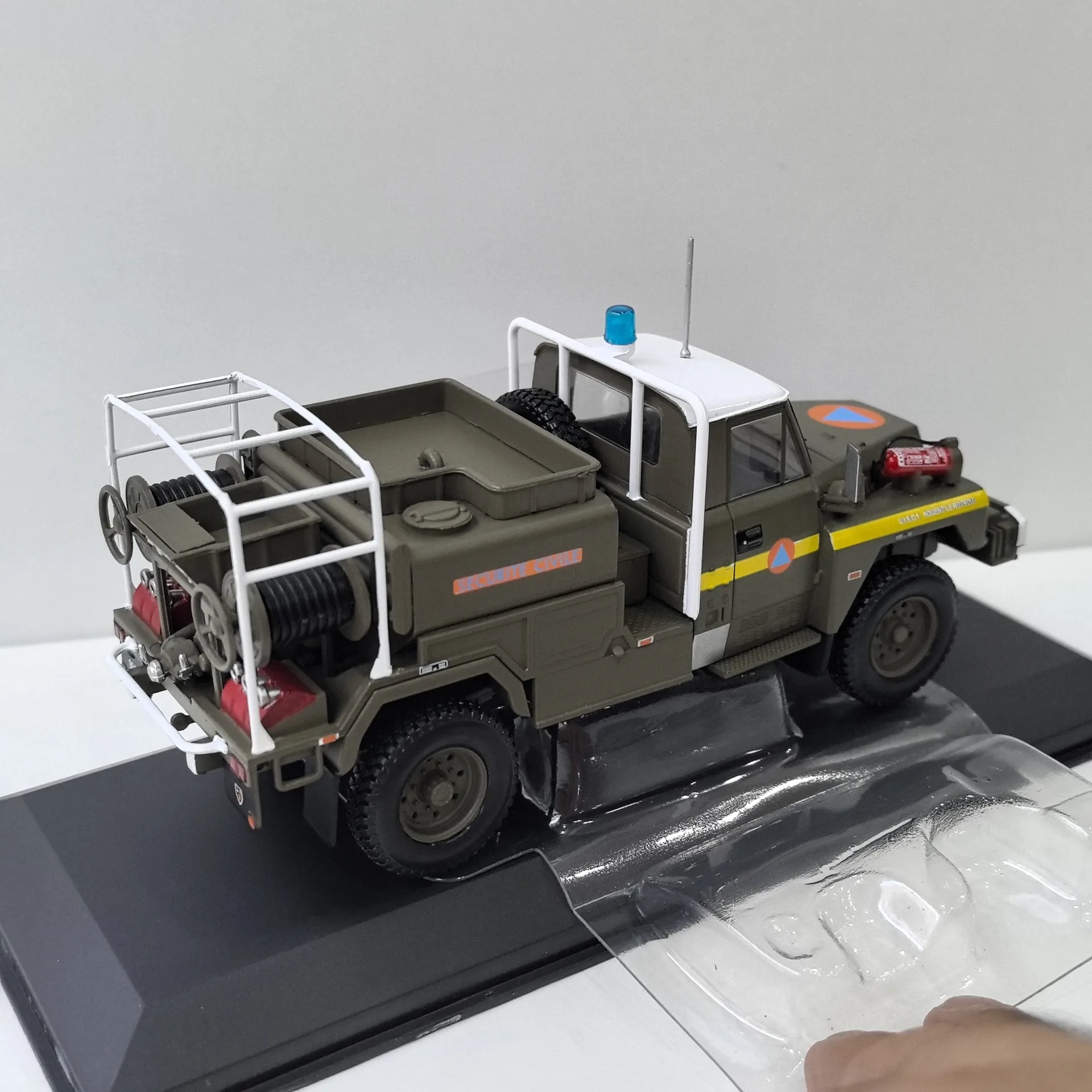 Diecast ODEON escala 1/443 ACMAT TPK 4-35-C CCFM modelo de carro de liga de motor de bombeiros brinquedo colecionável presente lembrança ornamento de exibição