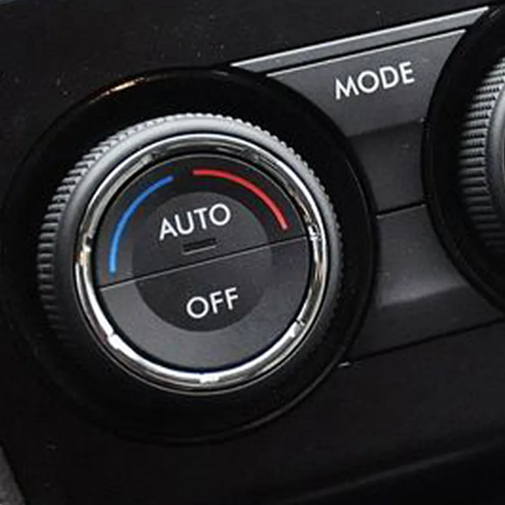 

Aluminum Alloy Climate Control Conditioning Knob Trim for Car Interior Easy Install No Drilling Button Cover Decorative