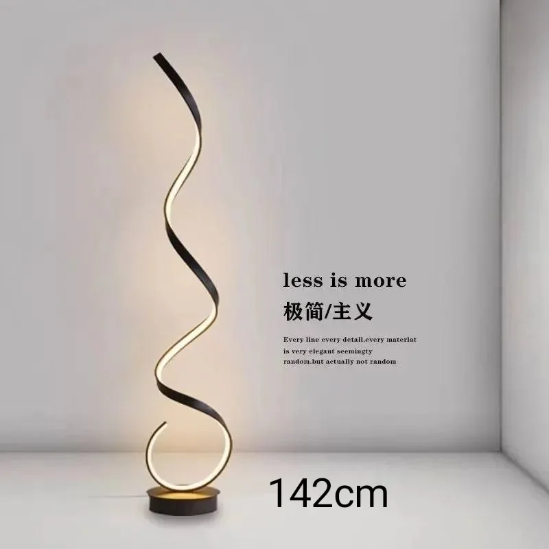 

Stylish Minimalist Floor Lamp for Living Room, Unique LED Design, Elegant Spiral Shape, Modern Lighting Decor, Floor Lighting So