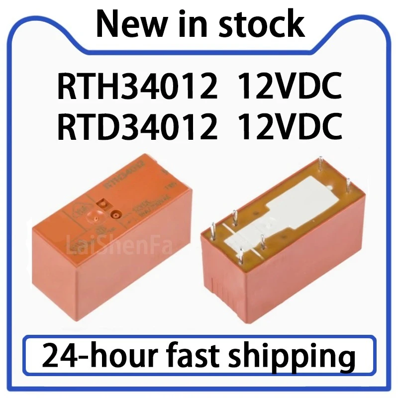 1PCS RTH34012 RTD34012 12VDC 16A 6-pin Relay Stock