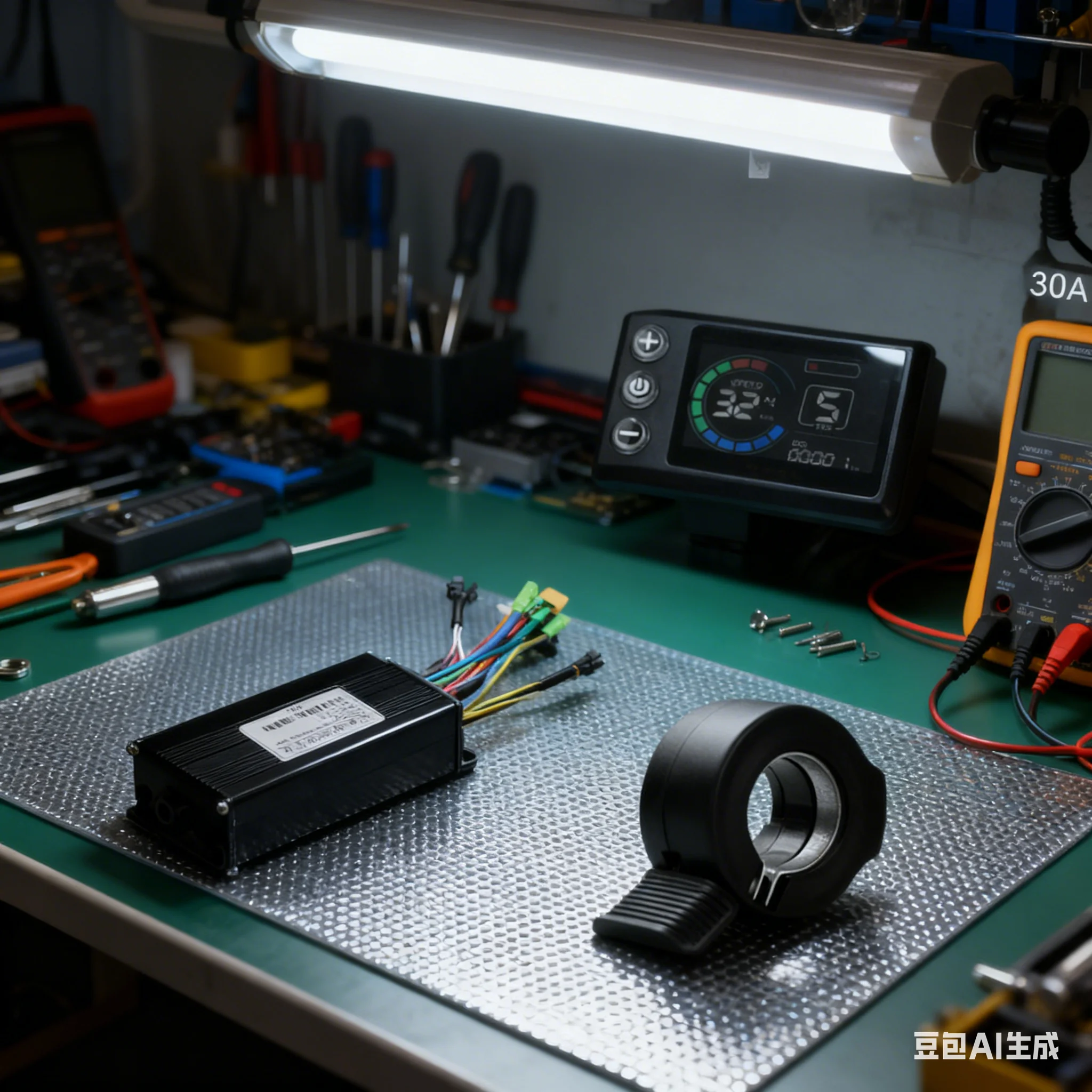 

Electric Bicycle Controller Dashboard Kits S869 Color Control Panel 250-2000W 17-40A Sine Wave 3-mode Brushless Motor Controller