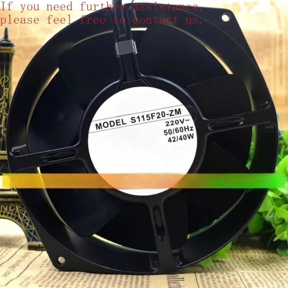 

For STYLE FAN S115F20-ZM 15055 220V 42/40W All Metal High Temperature Resistant AC Axial Cooling Fan （003）