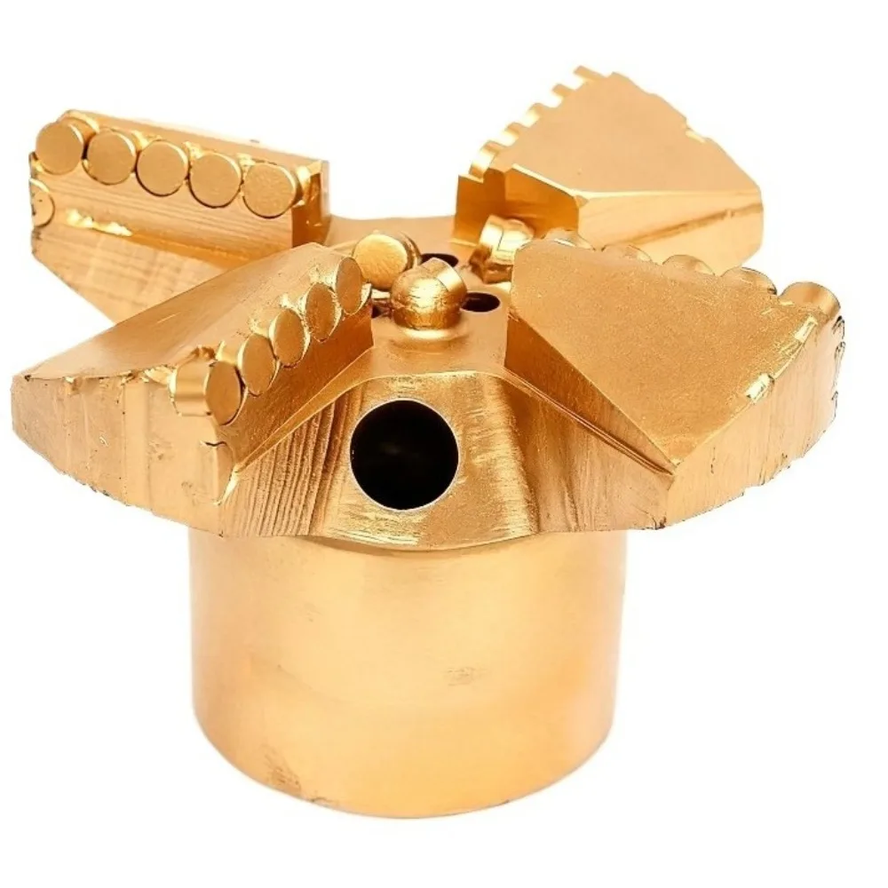 Non-core-taking Composite Bit Three-blade and Four-blade PDC Drill Bits Water Well and Geological Exploration Drill Bits