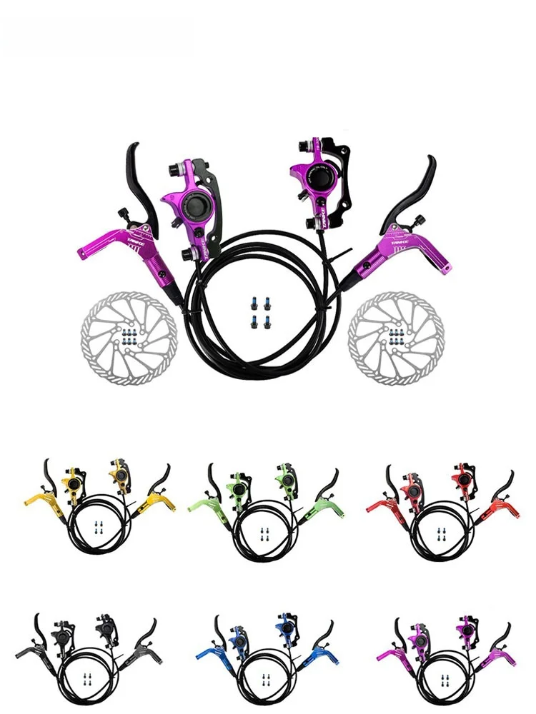 

Carbon Guest Mountain Bike Disc Brake Caliper Double Piston Oil Brake Right Front Left Rear Hydraulic Brake Kit Oil Brake