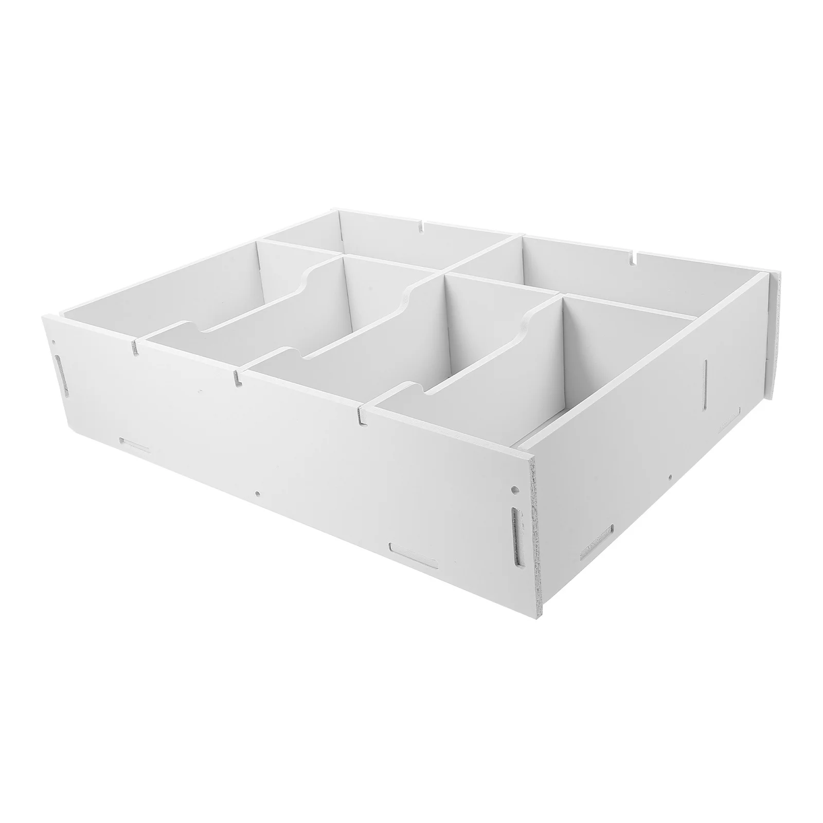 Desktop Coin Box Cash Holder Multi-Compartment Storage Tray for Bills Change Organizer Receipt Ticket Storage Case