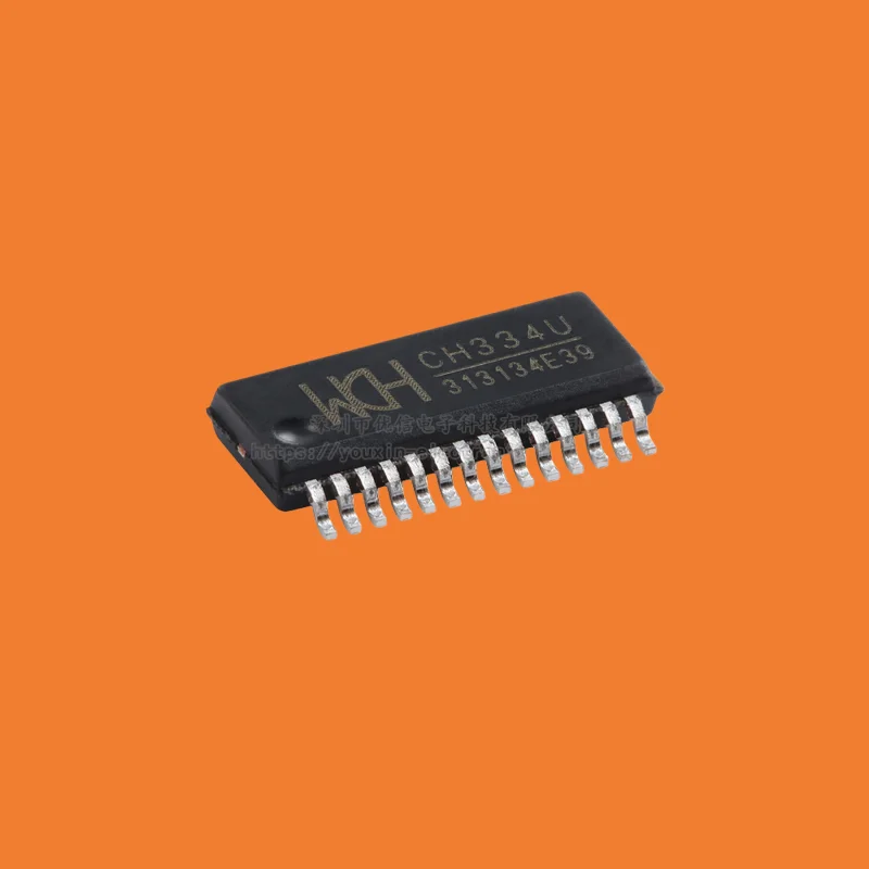 10pcs/Original genuine CH334U QSOP-28 USB HUB controller chip
