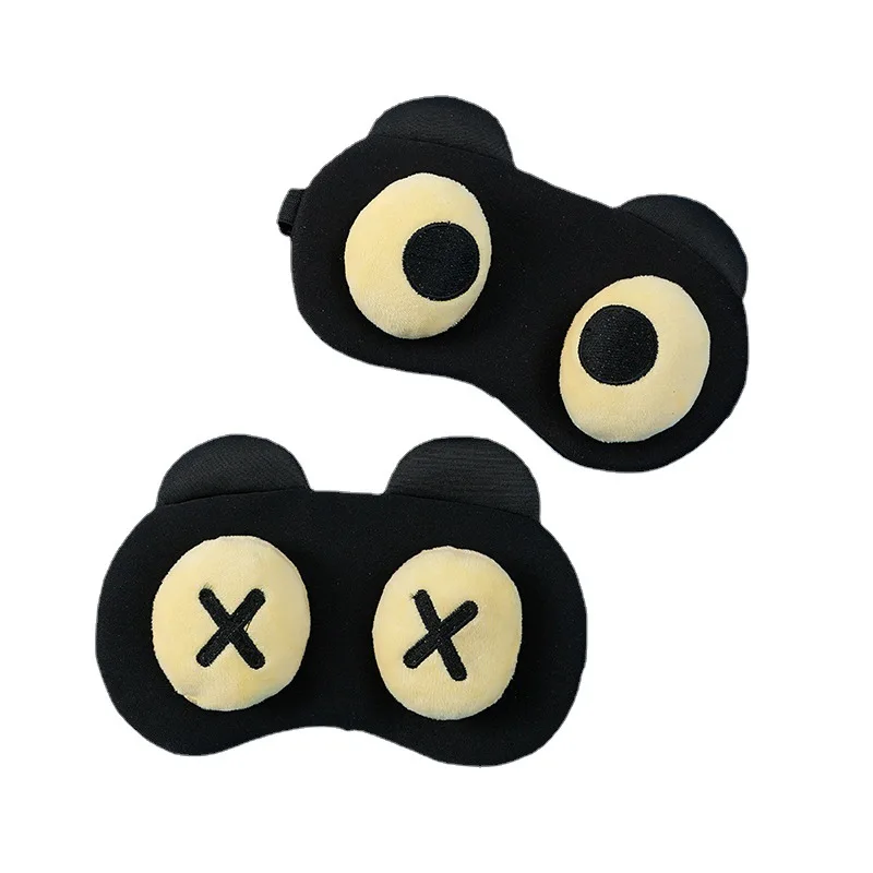 Cartoon Sleep Eye Mask Cute Funny Anime Eye Cover Sleeping Mask Kids Eye Shade Band Blindfolds Sleep Aids Travel Rest Eyepatch