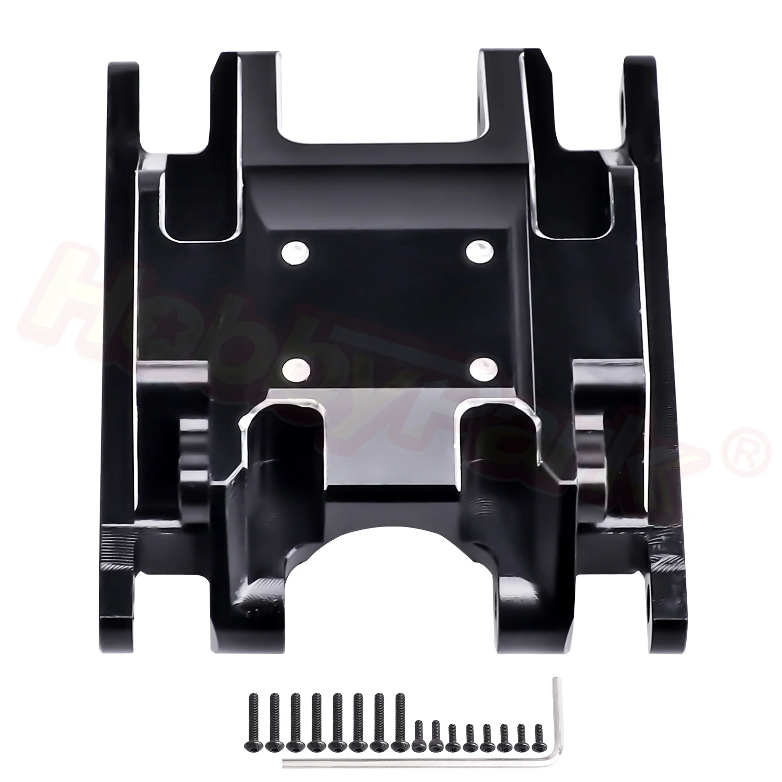 HobbyPark Skid Plate CNC Aliuminum Transmission Mount for TRX4M 1/18 RC Crawler Car Upgrade Parts