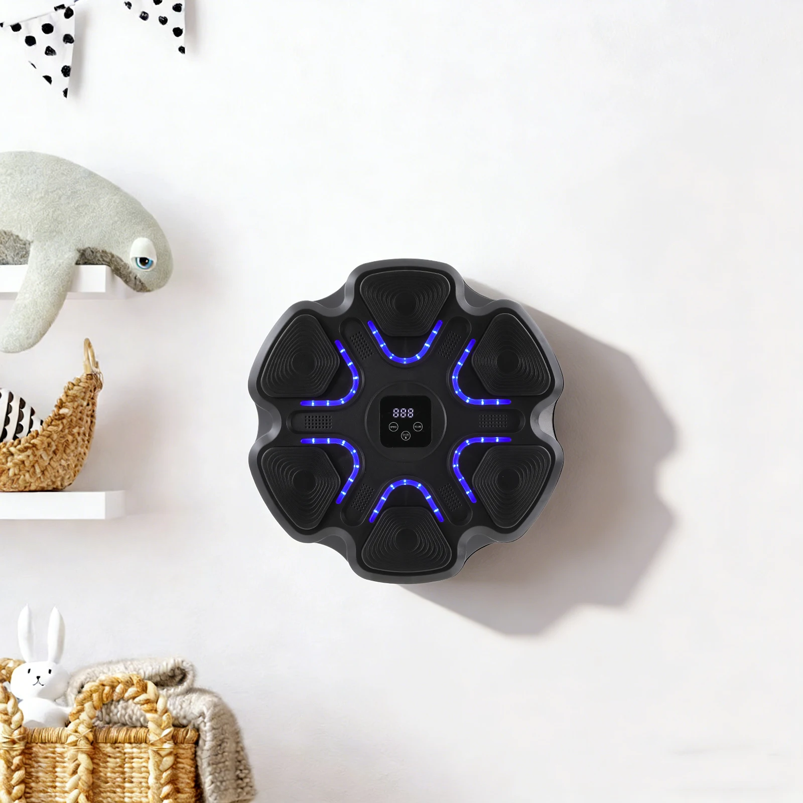 Hexagonal Punching Trainer, Bluetooth Smart Musical Boxing Target , Boxing Targets Workout Machine for Kids and Adults - view 7