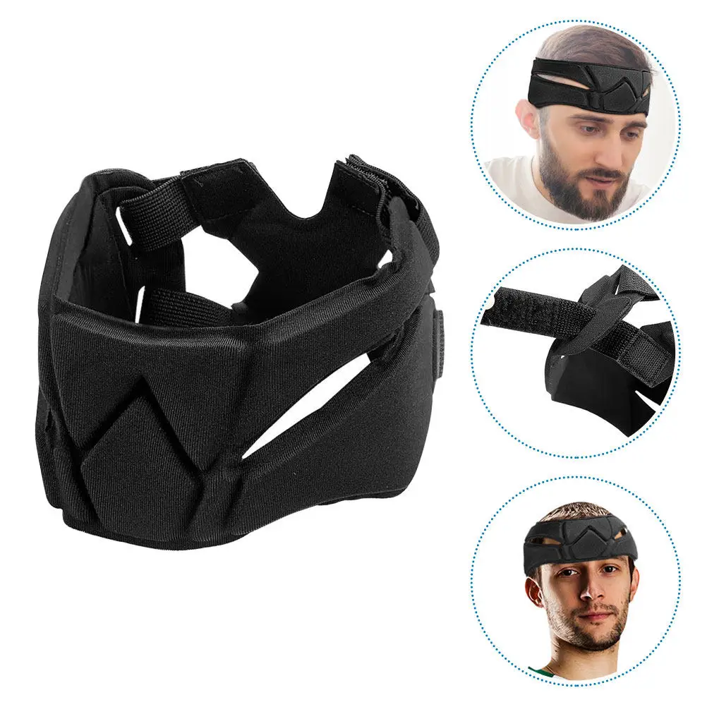 Rugby Ventilated Youth Headguard Hat Soccer Protectors Flag Football Gear Foam Padding Visor Clips Protective