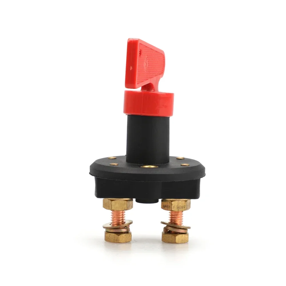 Battery Disconnect Kill Selector Cut Off Switch Solid Brass 100A Battery Master Disconnect Rotary Isolator Kill Switch Car Boat