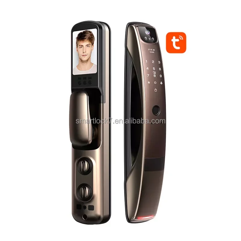 

3d Face Recognition Smart Door Lock Digital Password Electronic Lock APP Control Unlock