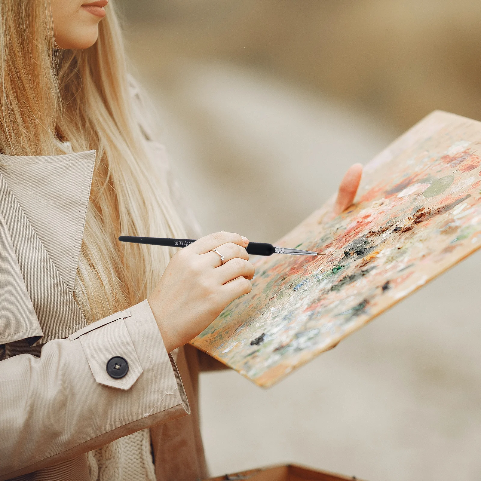 

11Pcs Fine Detail Paint Brushes Durable Arts Marker Smooth Writing Office School Supplies Watercolor Drawing Pens