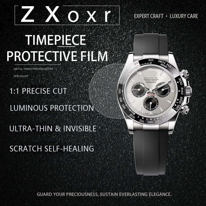 Watch Film for Daytona 116519 Full Set Dust‑Proof Anti‑Corrosion High‑Transparent Protective Film
