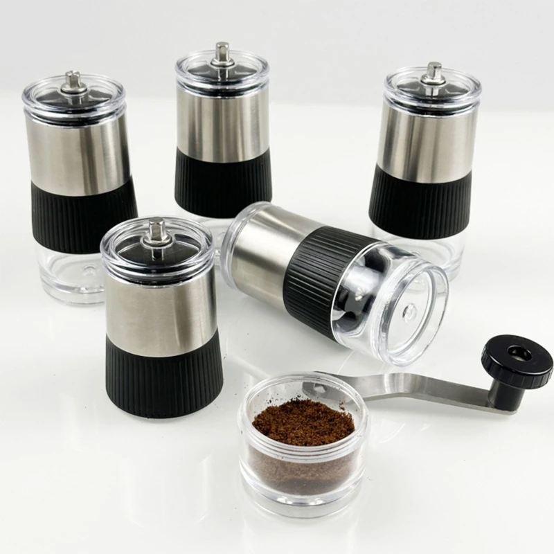 Portable Ceramic Burr Mill, Hand-cranked Coffee Bean Grinder for Coffee Lover