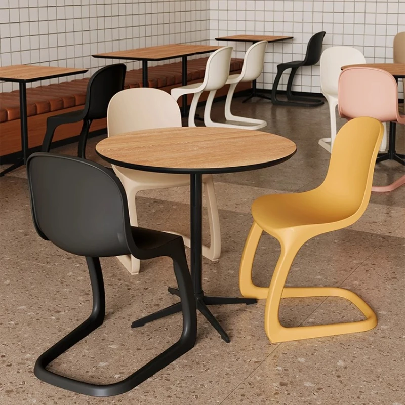 

Creative dining chair household thickened plastic backrest makeup stool special-shaped personalized beauty chair designer