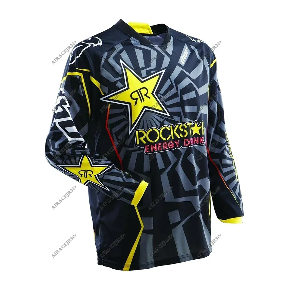 Enduro Motocross Mountain Bike Rally Clothing Bicycle Downhill Long sleeves T-shirt Cycling MTB DH MX Jerseys Summer