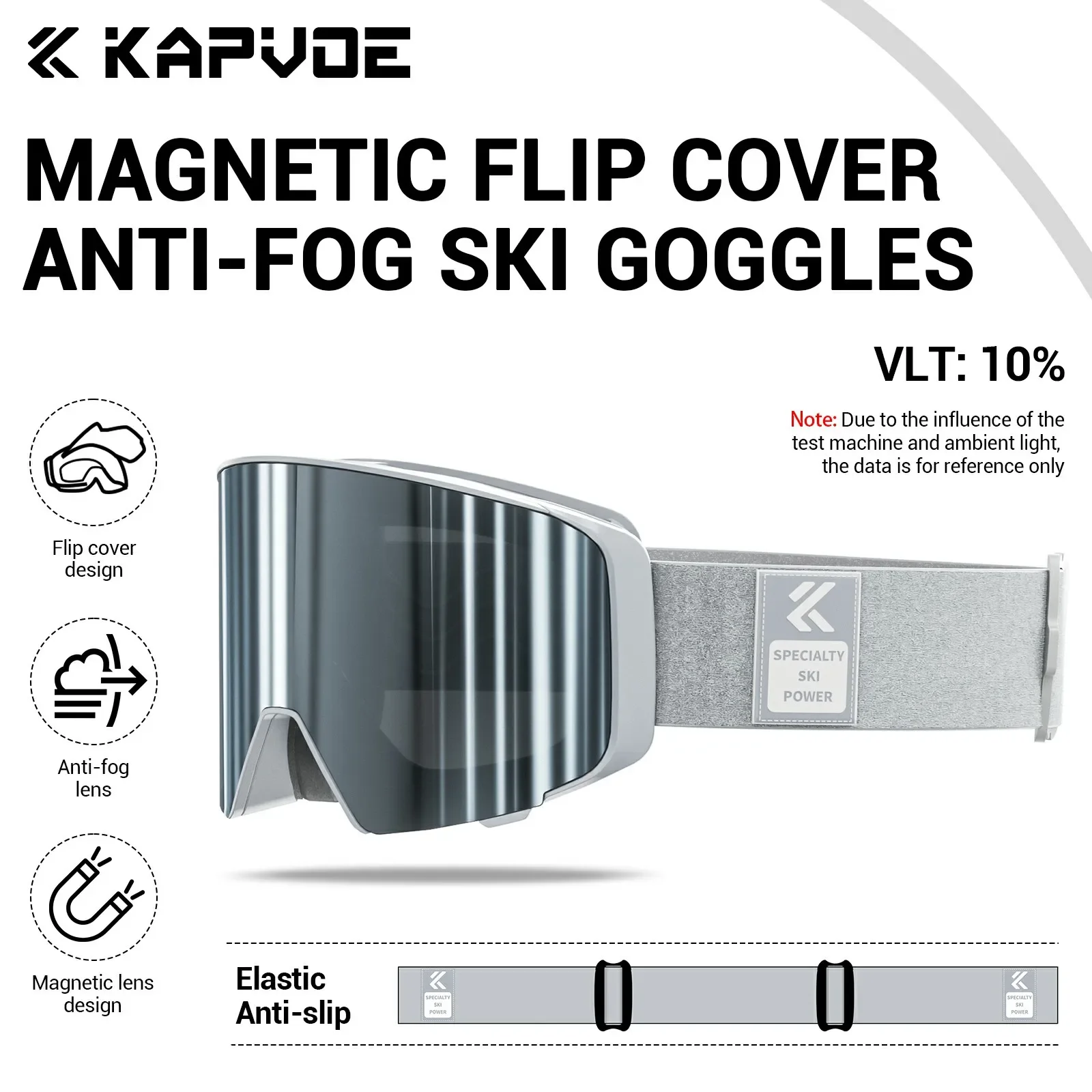 Kapvoe New Snow Eyewear Women Anti-Fog Ski Goggles Snowboarding Snow Skiing Mask Men Lens UV400 Snowmobile Glasses Motorcycle