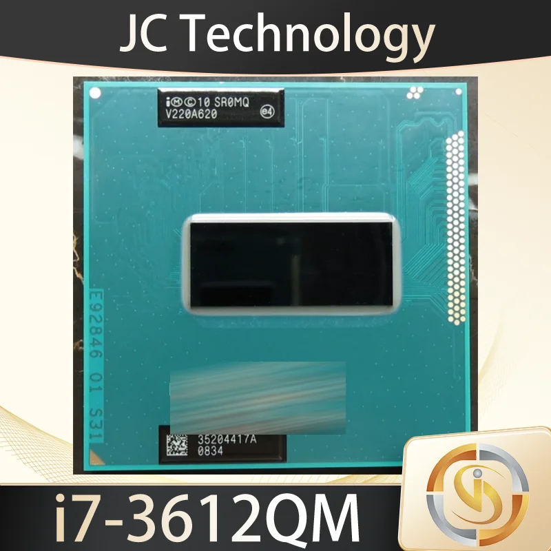 Intel Core i7-3612QM i7 3612QM SR0MQ 2.1 GHz CPU de cuatro núcleos para portátil I7 3612QM 6M 35W Socket G2 / rPGA988B