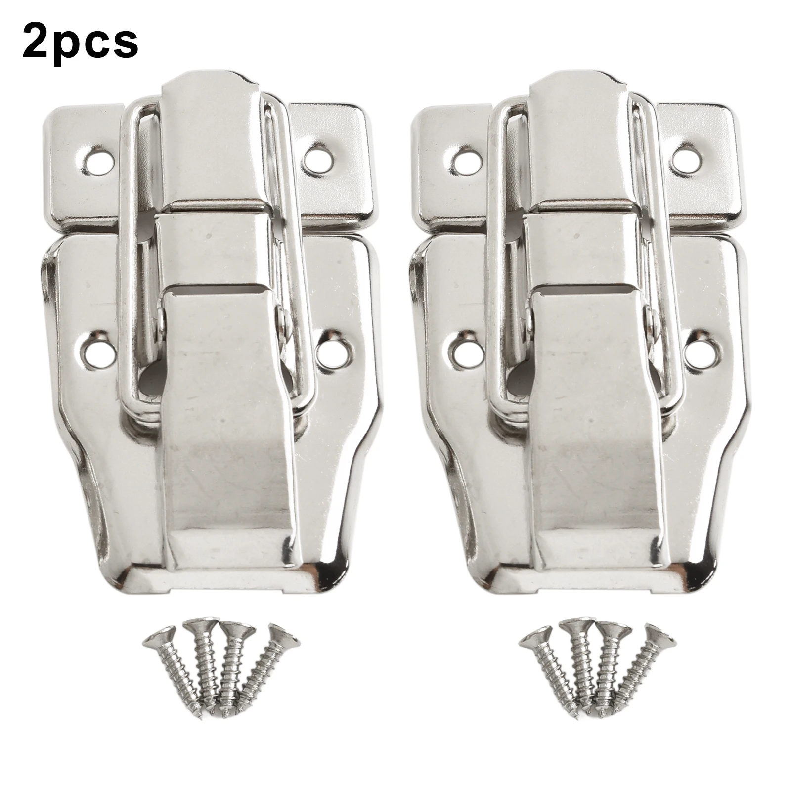 2pcs Toggle Latches Spring Loaded Clamp Clip Case Box Latch Catch Toggle Tension Lock Lever Clasp Closures Crate Lock Snap Lock