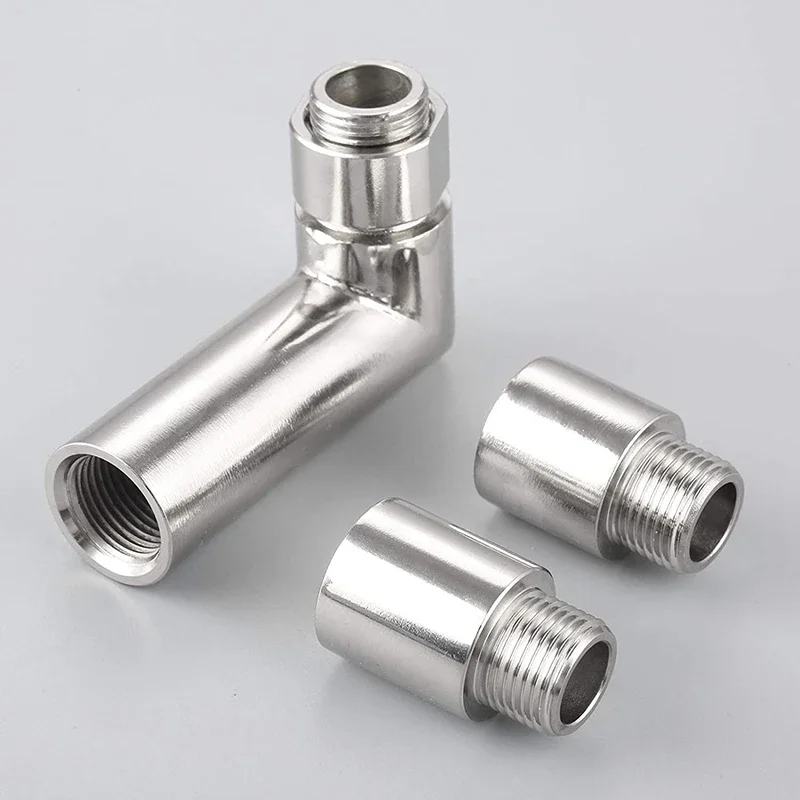 JIAX-espaciador de Sensor de oxígeno, 4 piezas, O2, 90 grados, 02, Bung, extensión en ángulo, KIT M18 X 1,5