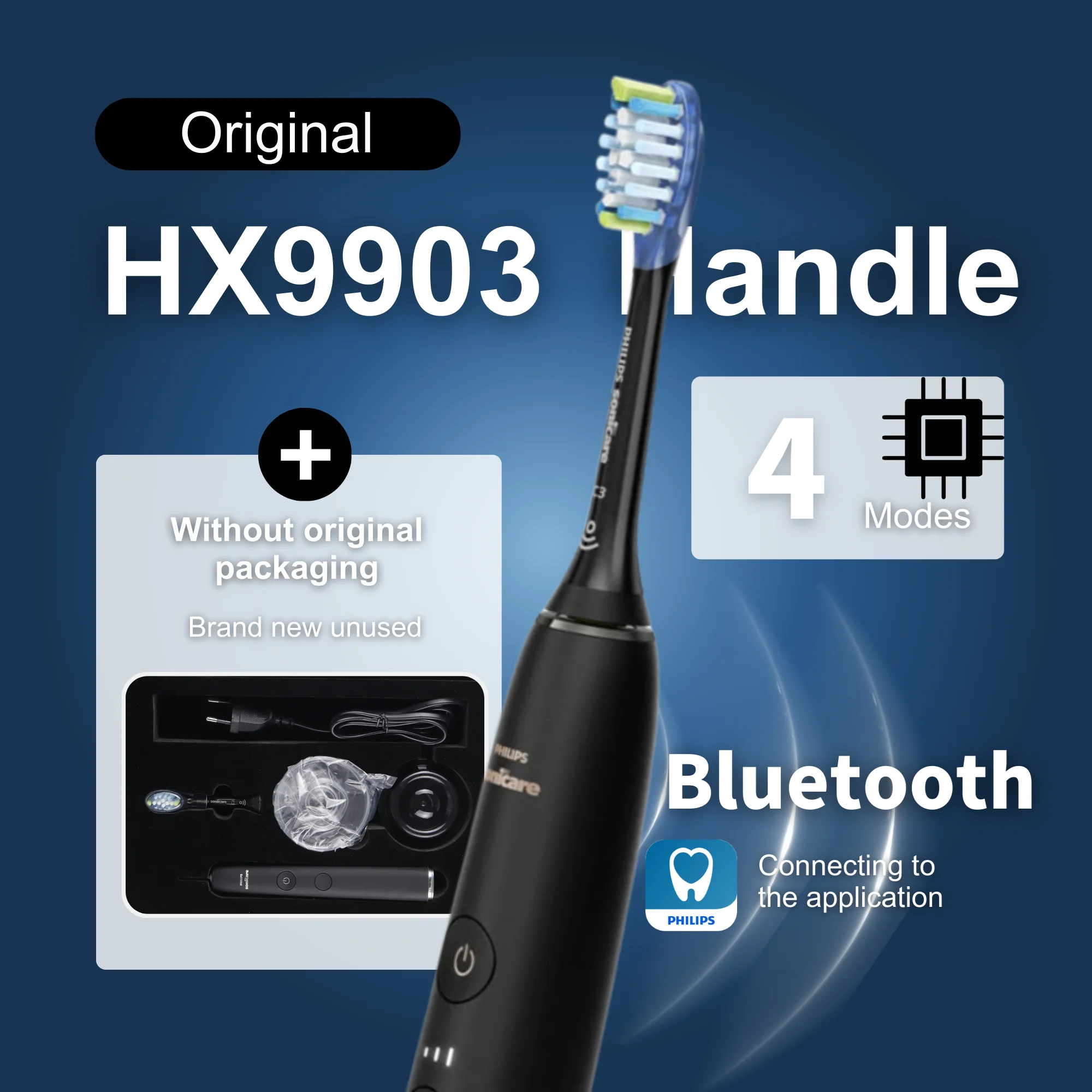 

Philips Sonicare Electric Toothbrush HX992, No Original Packaging, C3 Brush Head