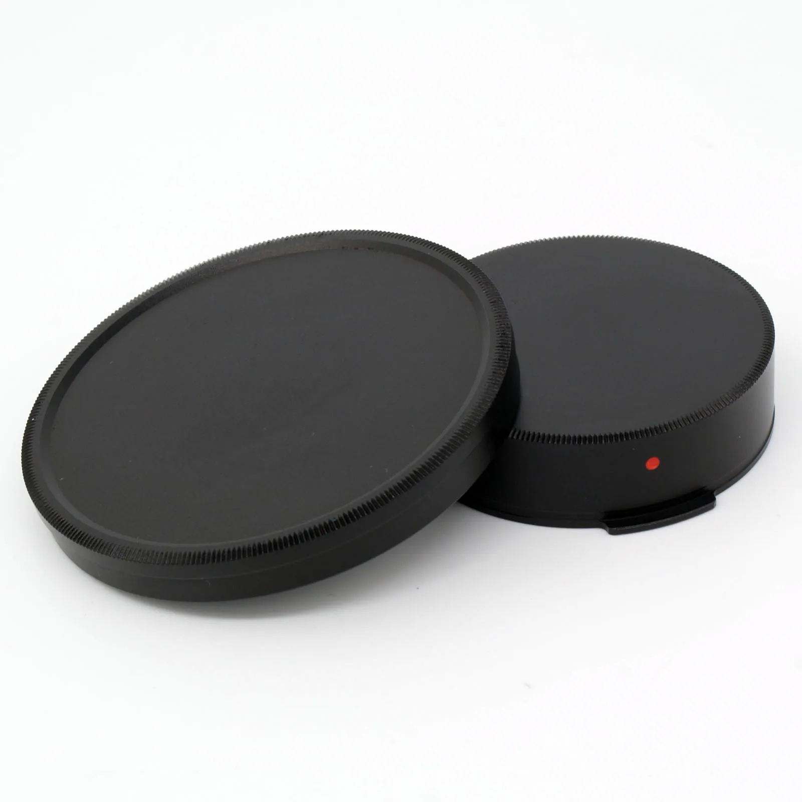 غطاء عدسة معدني لـ Carl Zeiss Ikon Contarex Planar 55mm F1.4 / 50mm F2 غطاء خلفي أمامي أسود فضي