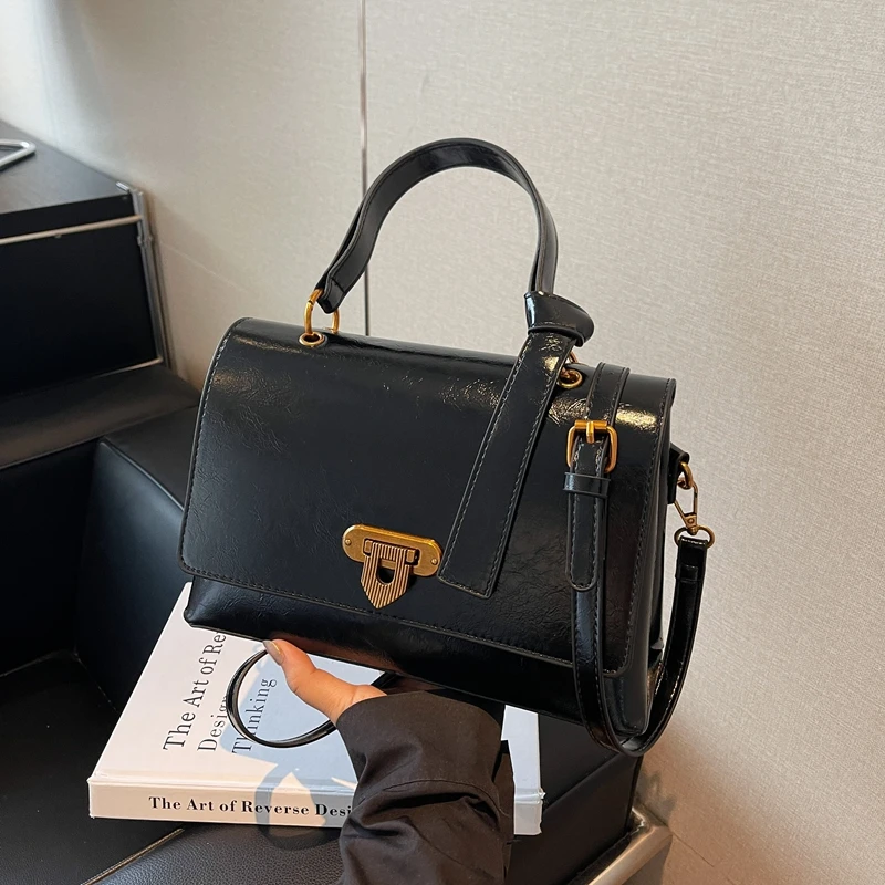 กระเป๋าถือหนังแท้สำหรับสุภาพสตรี สไตล์กระเป๋าโท้ตขนาดใหญ่ แบรนด์หรู แฟชั่นคลาสสิก สง่างาม ต้องมี