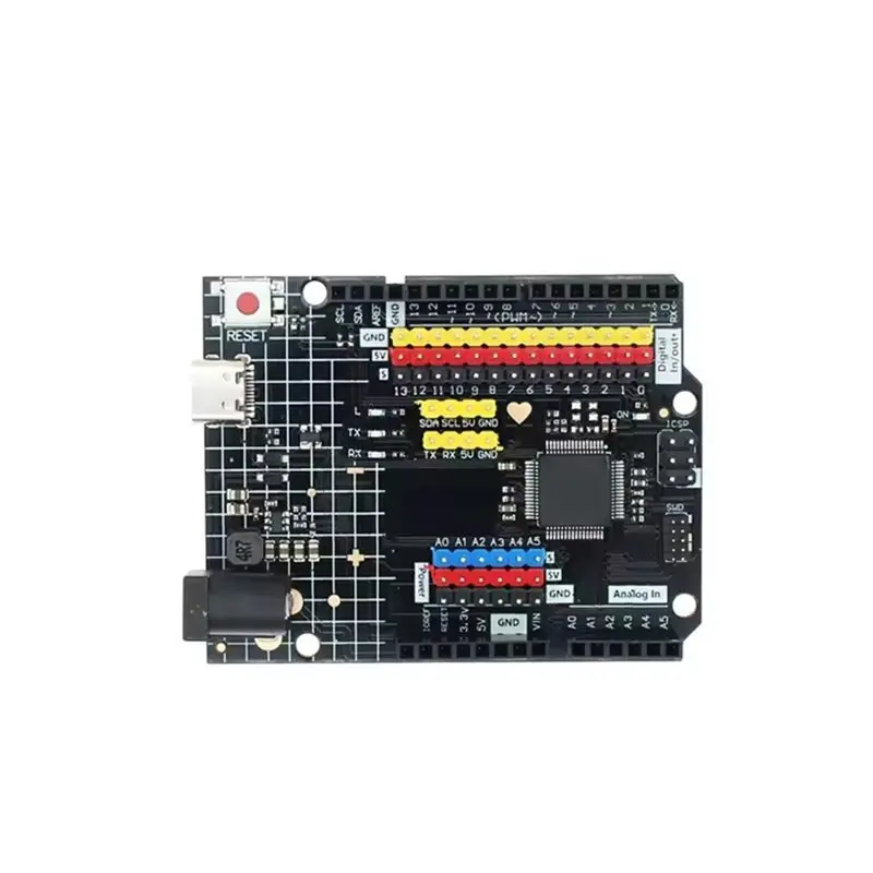 

Плата разработки CJSD-R4 Minima Edition с микроконтроллером Atmega32u4, USB-интерфейсом, модуль контроллера для STEM-обучения