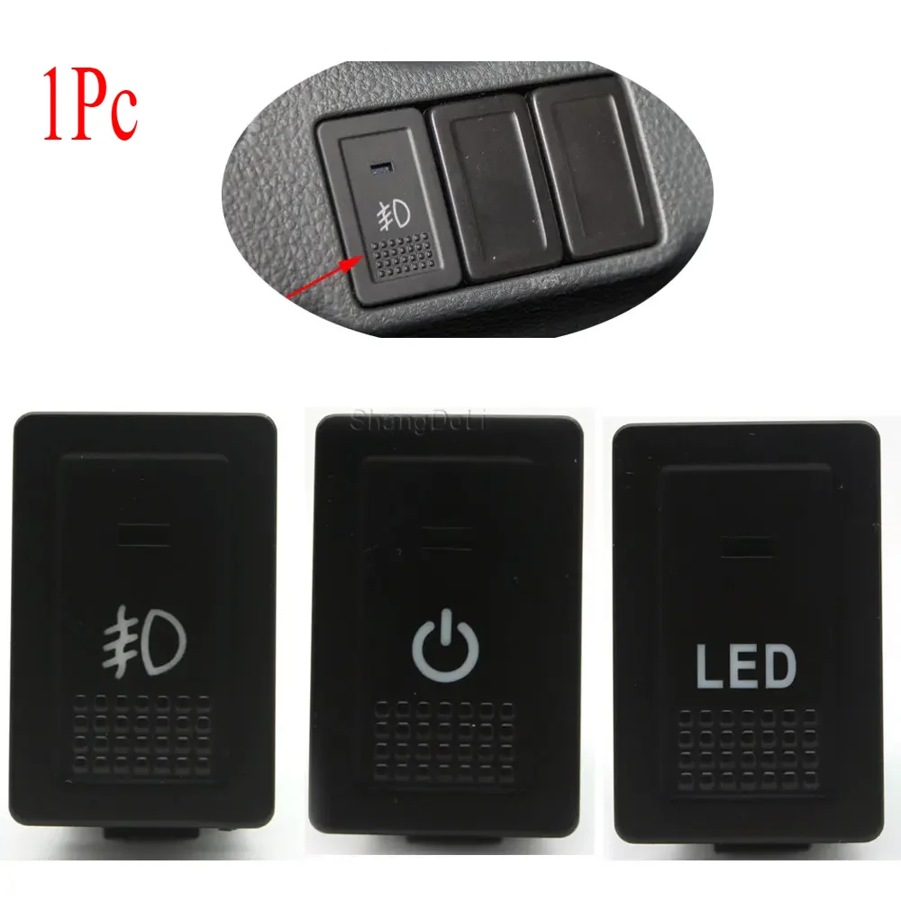 Car Accessories Led DRL Light Power Radar Front Fog Light Switch Button With Wire For Suzuki SX4 Swift Grand Vitara 2006-2012