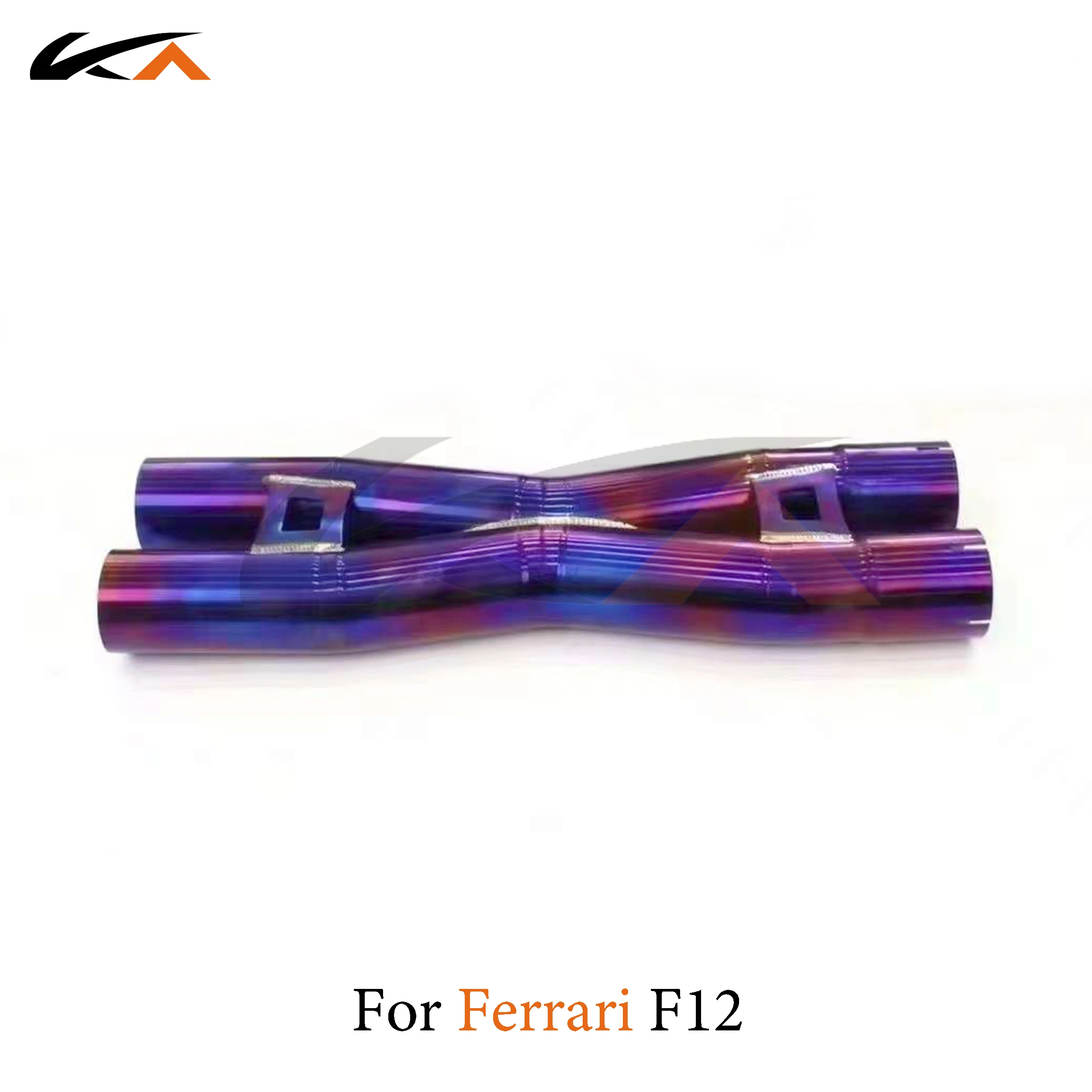 KA Tuning exhaust system parts titanium alloy catback for Ferrari F12 rear section performance muffler valve