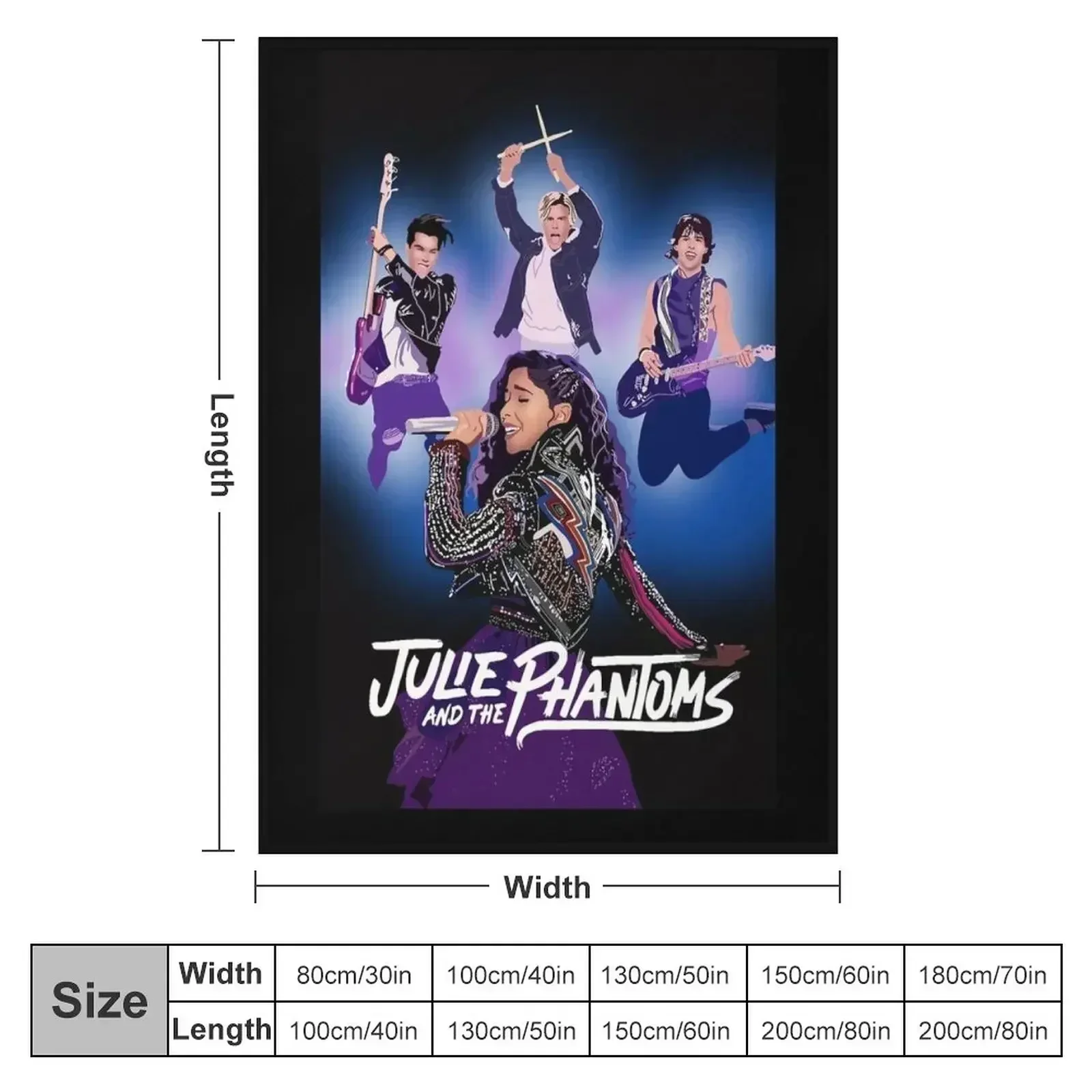 Julie and the Phantoms Throw Blanket Soft Beds Custom Thermal Soft Beach Decorative Throw Blankets