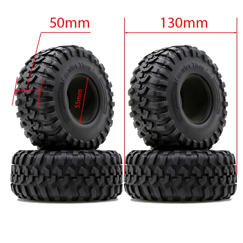 Jantes en alliage métallique 1.9 Beadlock pour chenille axiale 1:10 RC