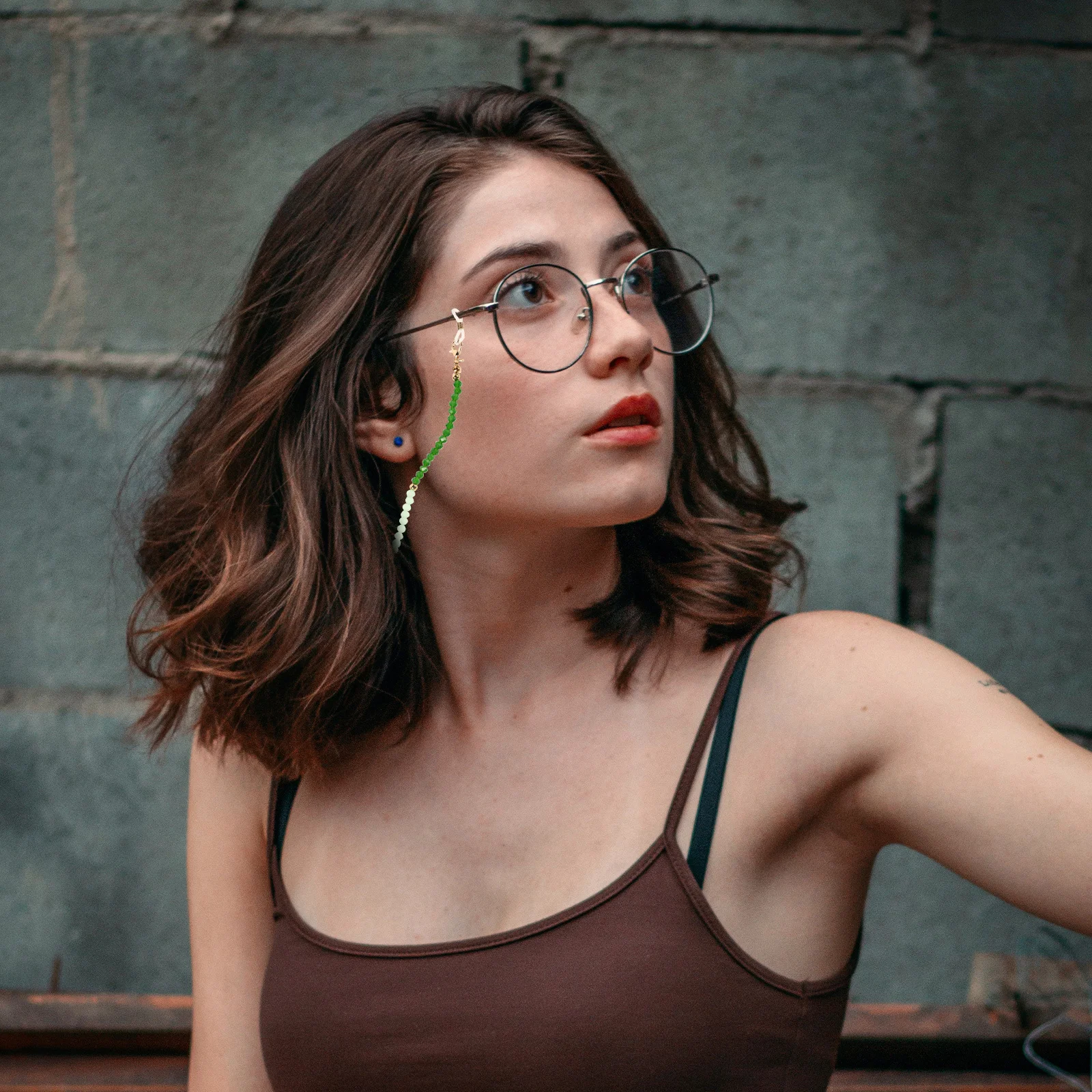 

Beaded Eyeglass Chain for Women Mask Lanyard Glasses Holder Necklace Durable Stylish Ccb Beads Eyeglasses Strap